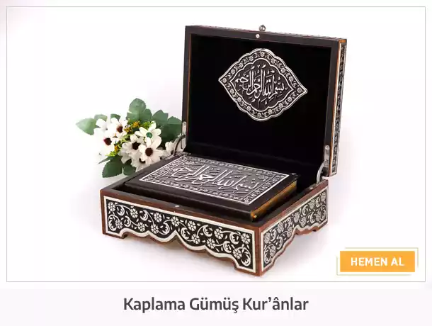 Kaplama Gümüş Kuran-ı Kerimler
