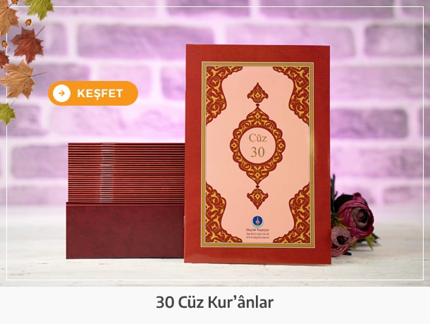 30 Cüz Kuran-ı Kerimler - Hatmi Şerif Cüzleri
