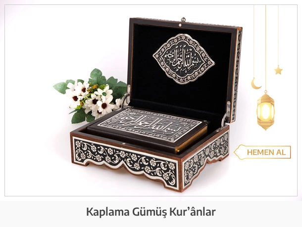 Kaplamalı Gümüş Kuran-ı Kerimler