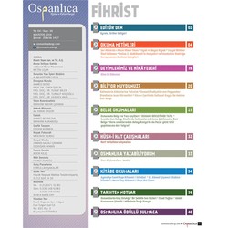 SÜEDA YAYINLARI - Ağustos 2016 Osmanlıca Dergisi (1)