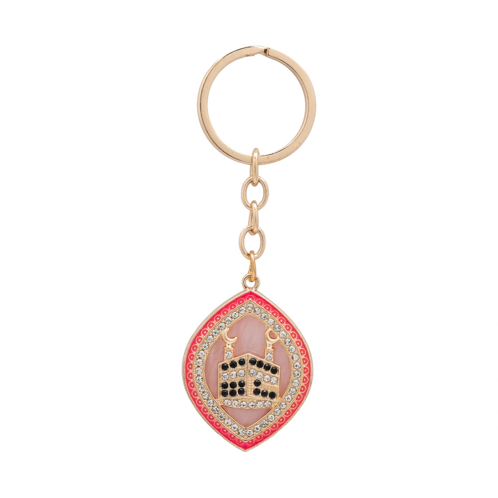 Kabe Motif Anahtarlık, Damla (Pembe)