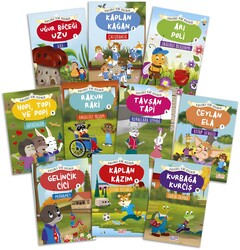 TİMAŞ GÜLCE - Ayetlerle Dini Değerleri Seti (10 Kitap)