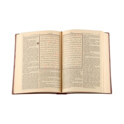 Bag Size Qur'an with Concise Translation (Two-Colour, Stamped) - Thumbnail