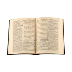 Bag Size Qur'an with Concise Translation (Two-Colour, Stamped) - Thumbnail