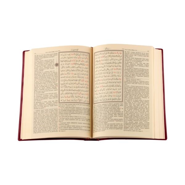 Bag Size Qur'an with Concise Translation (Two-Colour, Zip Around Case, Stamped)