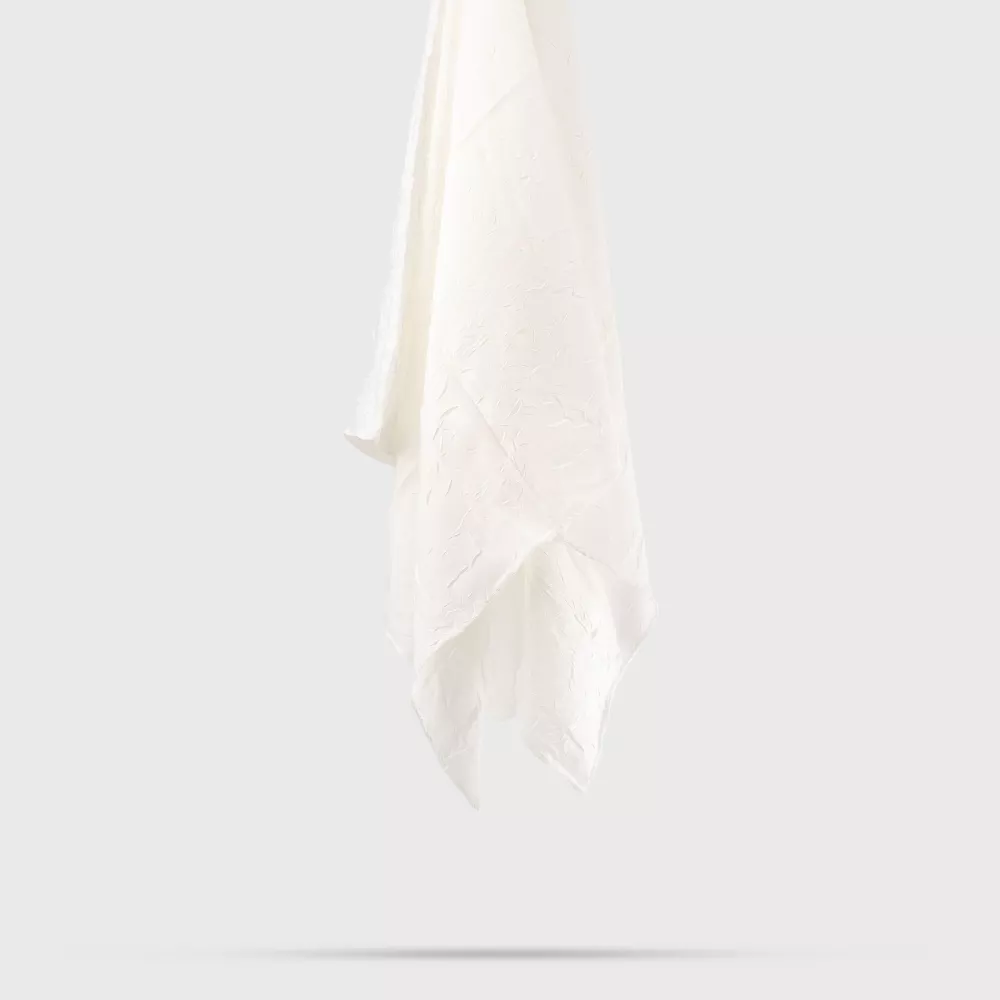 Bambu Eşarp (93x95 cm. Krem)