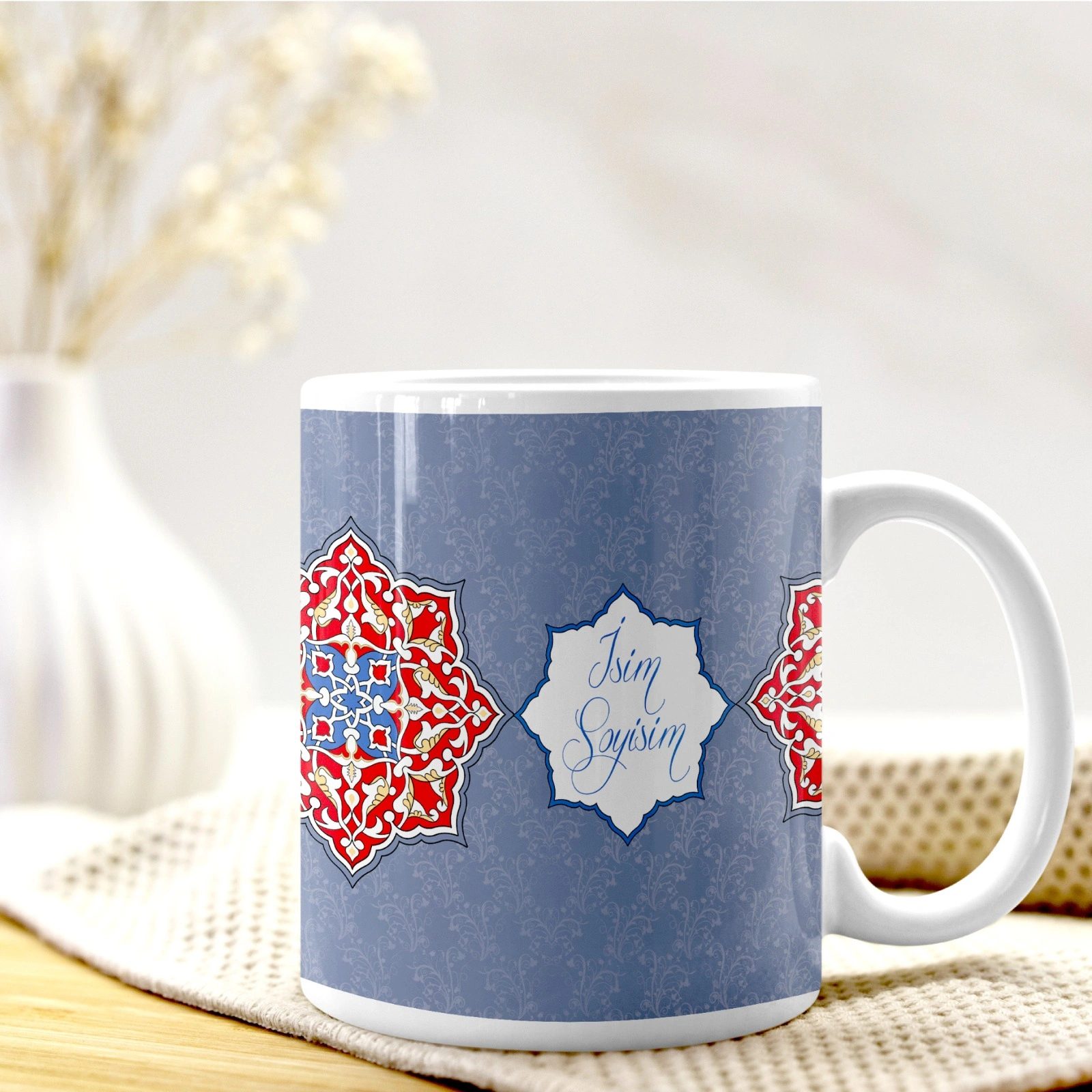 HAYRAT NEŞRİYAT - Baskılı Kupa Bardak - İsme Özel 01 Selçuklu Motifli
