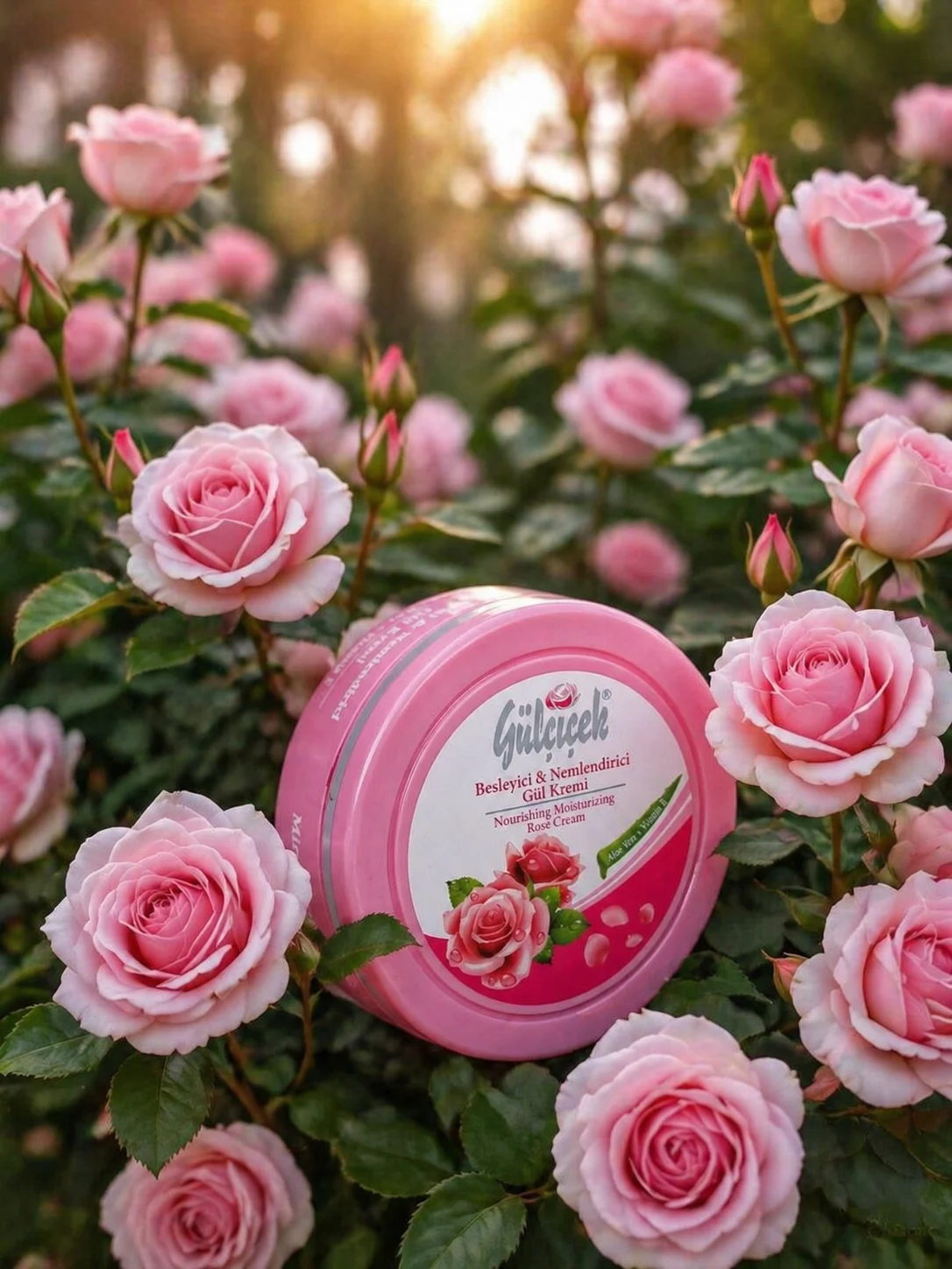 Besleyici & Nemlendirici Aloe Vera Gül Kremi 150 ml.