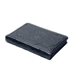 Big Size Qur'an Al-Kareem (Black, Zip Around Case, Stamped) - Thumbnail