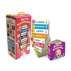 SİNCAP KİTAP - Bilgi Dolu Minik Kütüphanem Pembe Kutu (9 Kitap)