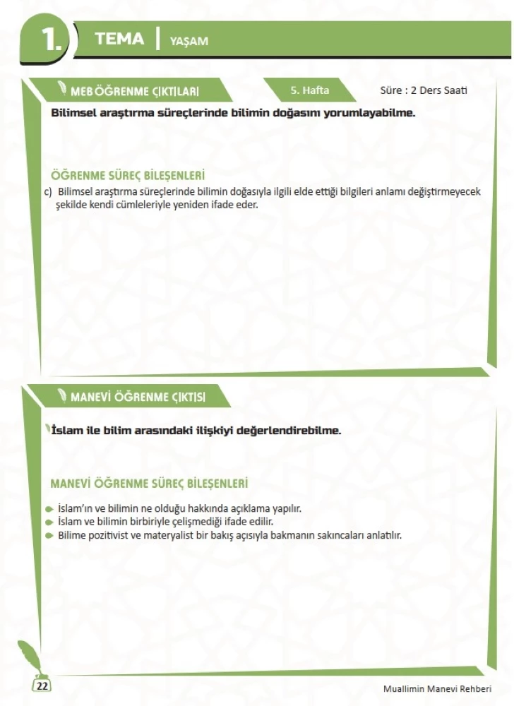 Biyoloji 9 (Muallimin Manevi Rehberi) - Thumbnail