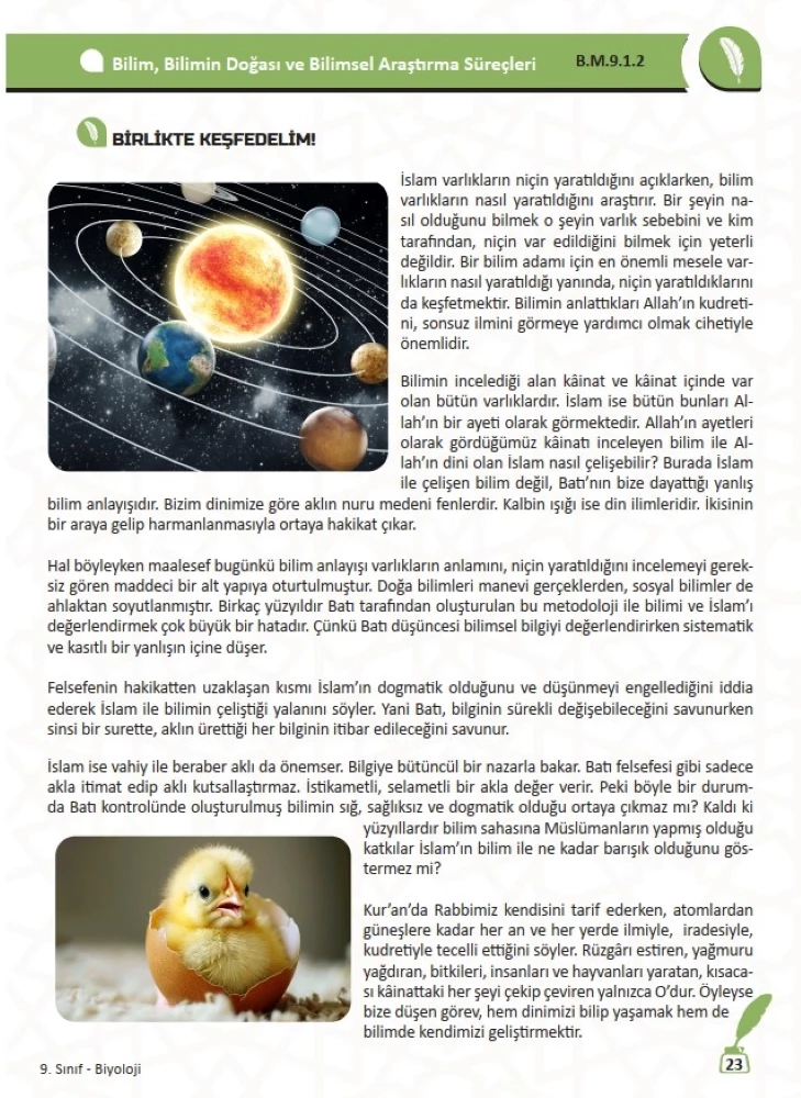 Biyoloji 9 (Muallimin Manevi Rehberi) - Thumbnail