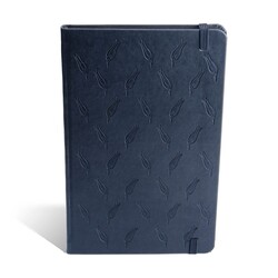 Black Striped Notebook, Hardcover - Thumbnail