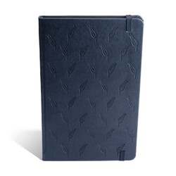 Black Striped Notebook, Hardcover - Thumbnail