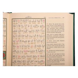 Bookrest Size Qur'an with Concise Word-for-Word Turkish Translation (Stamped) - Thumbnail