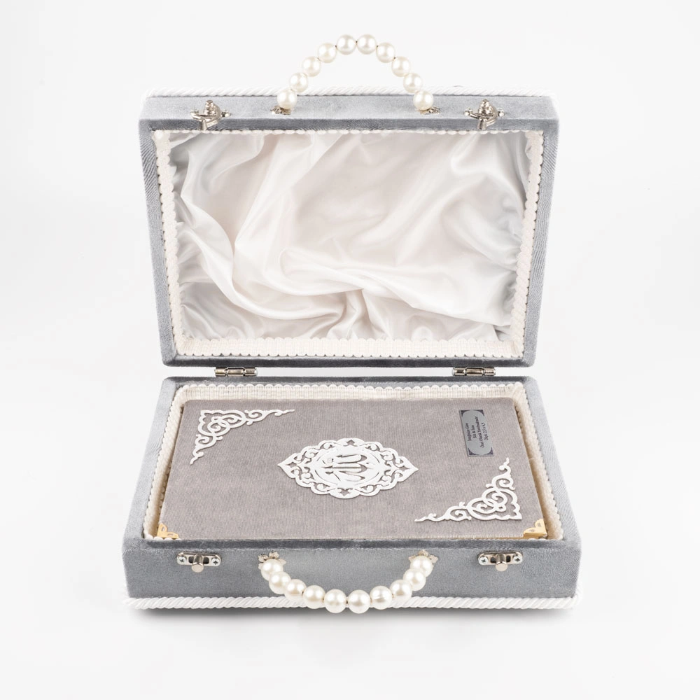 Çeyizlik Kutu Raşel Hediyelik Kuran (Orta Boy, Gri) Çeyizlik Kutu Raşel Hediyelik Kuran (Orta Boy, Gri)