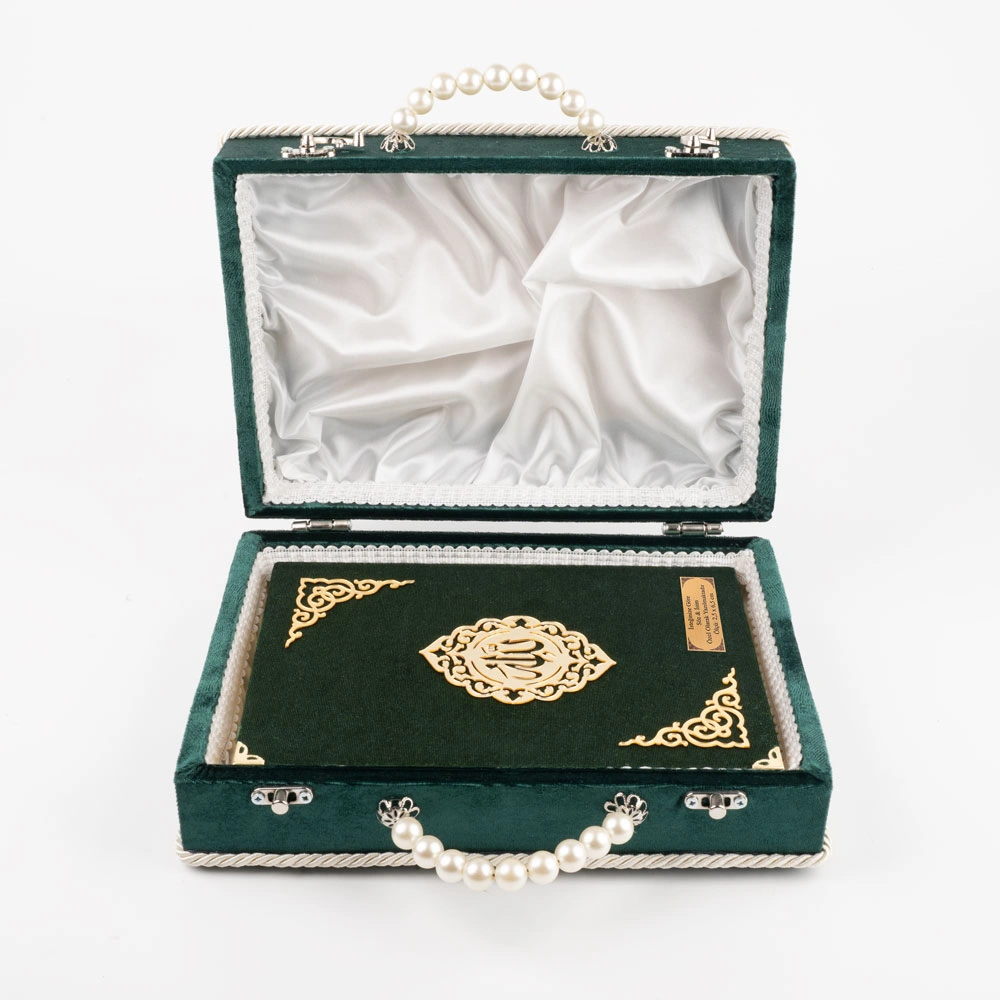 Çeyizlik Kutu Raşel Hediyelik Kuran (Orta Boy, Yeşil) Çeyizlik Kutu Raşel Hediyelik Kuran (Orta Boy, Yeşil)