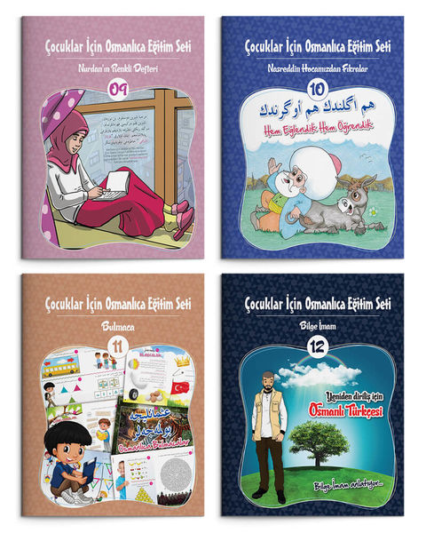 Çocuklar İçin Osmanlıca Eğitim Seti (12 Kitap)