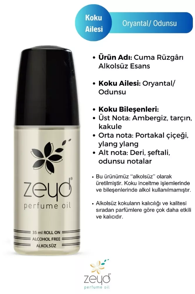 Cuma Rüzgarı - Zeyd Esans 35 ml