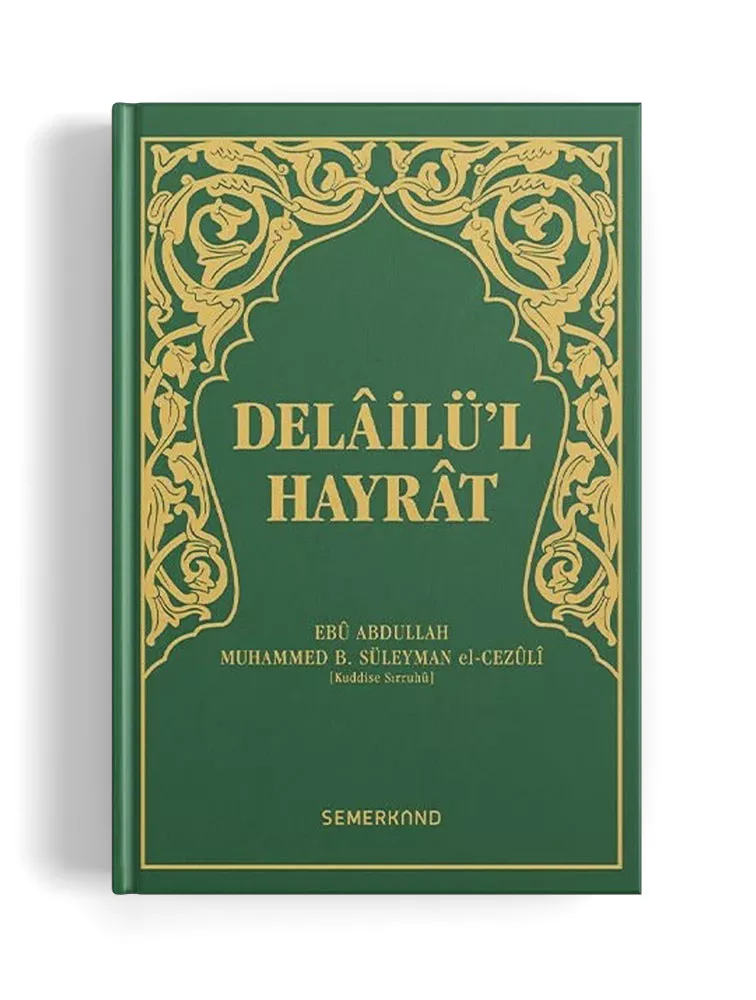 SEMERKAND - Delailül Hayrat Cep Boy Yeşil Kapak - Süleyman El-Cezuli