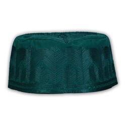 Fabric Salah Cap Special Series (Dark Green, Size 60) - Thumbnail