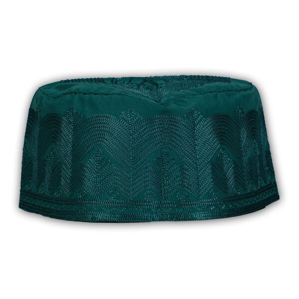Fabric Salah Cap Special Series (Dark Green, Size 60)