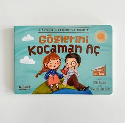 TİMAŞ YAYINLARI - Gözlerini Kocaman Aç / Duyularla Rabbimi Tanıyorum 3 (Pencereli Kitap)