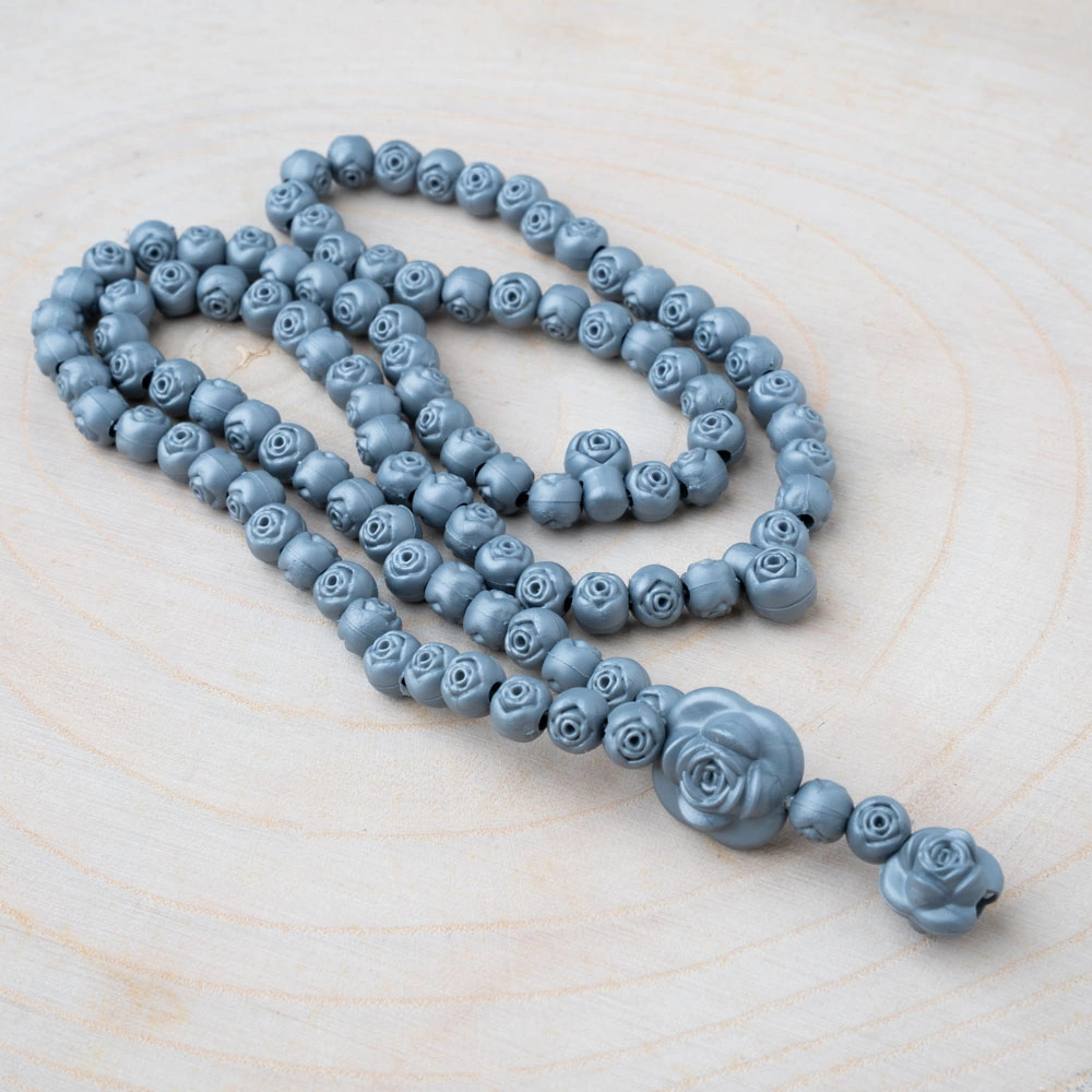 Gül Kokulu Tesbih - 99'lu Gri - Thumbnail