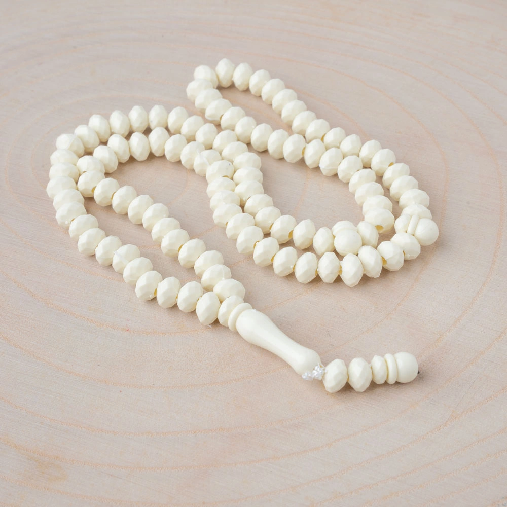 Gül Kokulu Tesbih - 99'lu Krem - Thumbnail