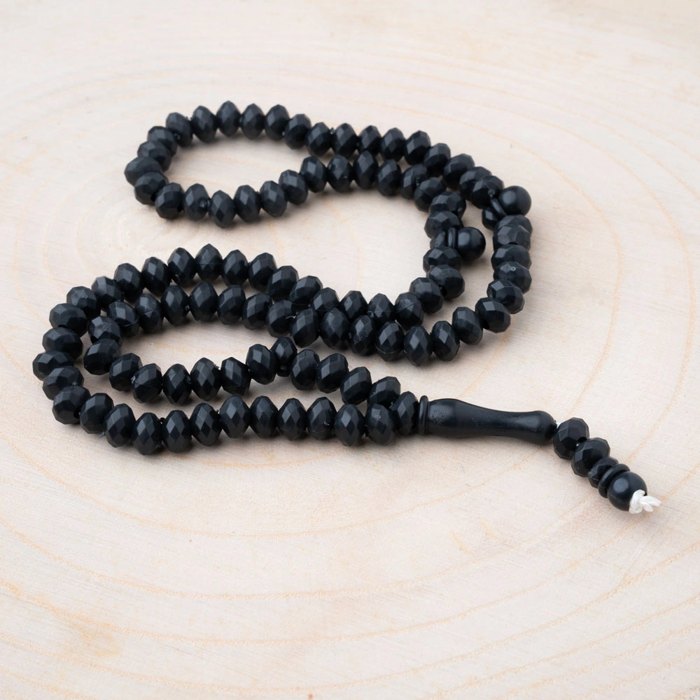 Gül Kokulu Tesbih - 99'lu Siyah - Thumbnail