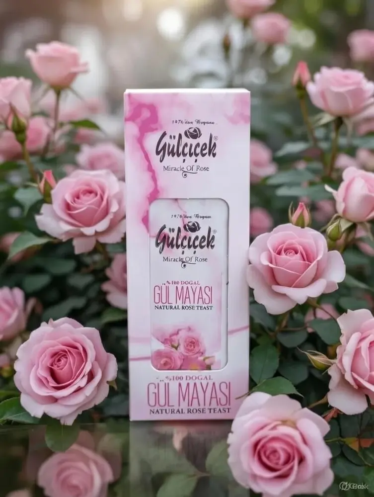 GÜL ÇİÇEK - Gülçiçek %100 Doğal Gül Mayası 250 ml.