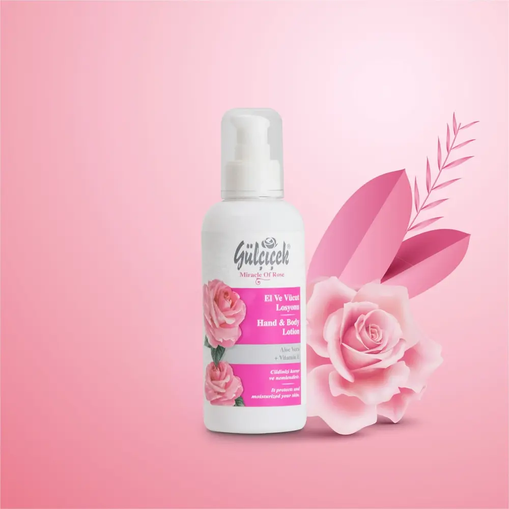 GÜL ÇİÇEK - Gülçiçek E Vitaminli El & Vücut Losyonu 200 ml.