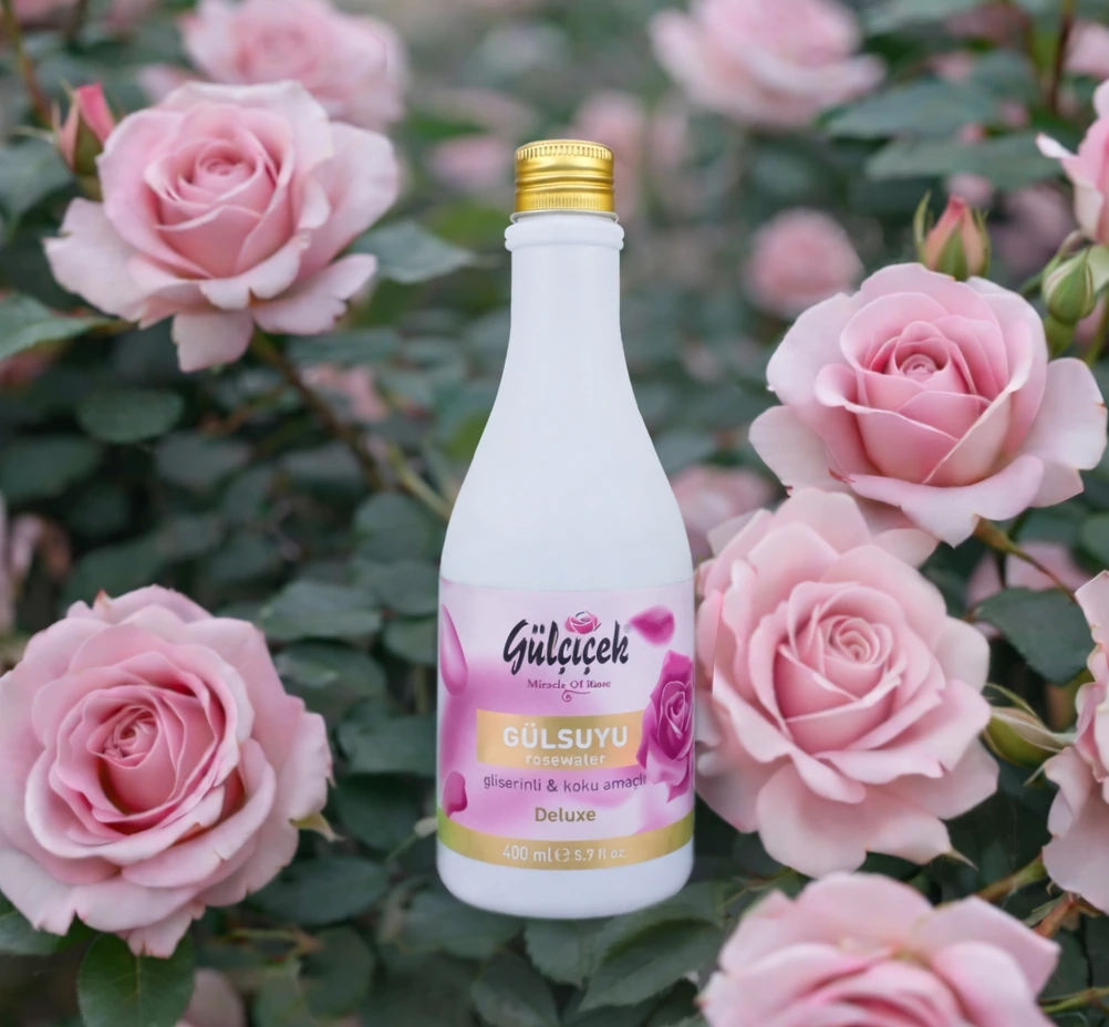 GÜL ÇİÇEK - Gülçiçek Koku Amaçlı Deluxe Gül Suyu 400 ml.