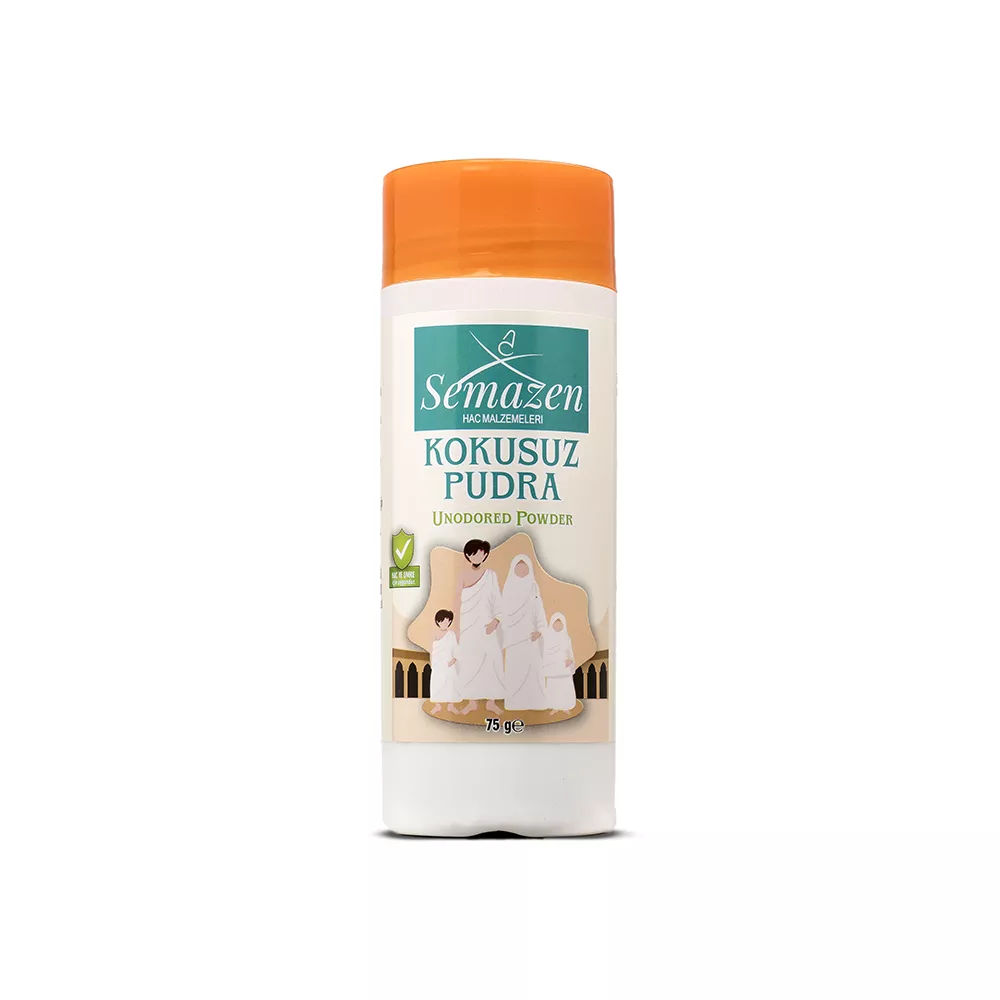 Hac ve Umre İçin Kokusuz Pudra (75 gr.)