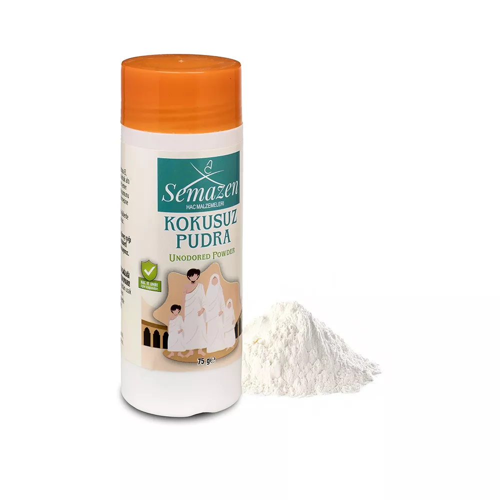 Hac ve Umre İçin Kokusuz Pudra (75 gr.)