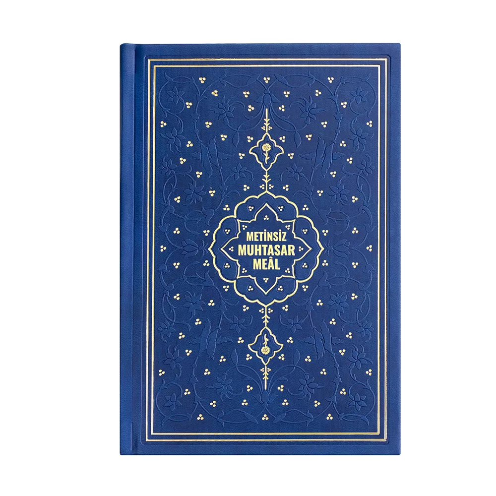 HAYRAT NEŞRİYAT - Hafız Boy Metinsiz Muhtasar Meal (Lacivert)