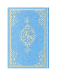 Hafiz Size Rasm al-Uthmani Kuran Al-Kareem (Blue, Stamped) - Thumbnail