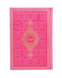 Hafiz Size Thermo Leather Kuran (Pink, Gilded, Stamped) - Thumbnail
