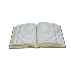 Hafiz Size Thermo Leather Kuran (Pistachio green, Gilded, Stamped) - Thumbnail