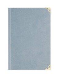 Hafiz Size Velvet Bound Yasin Juz with Turkish Translation (Blue, Embroidered) - Thumbnail