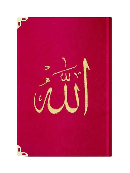 Hafiz Size Velvet Bound Yasin Juz with Turkish Translation (Red, Embroidered)