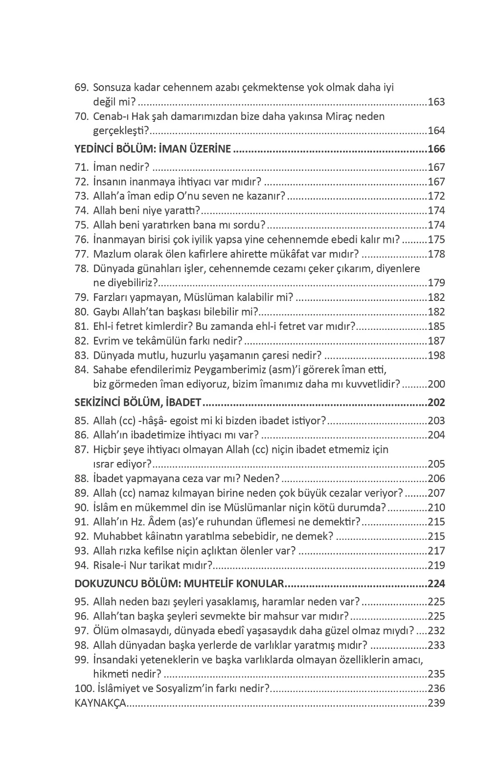İslamiyet Hakkında Gençlerin 100 Sorusu (M. Zakir Çetin)