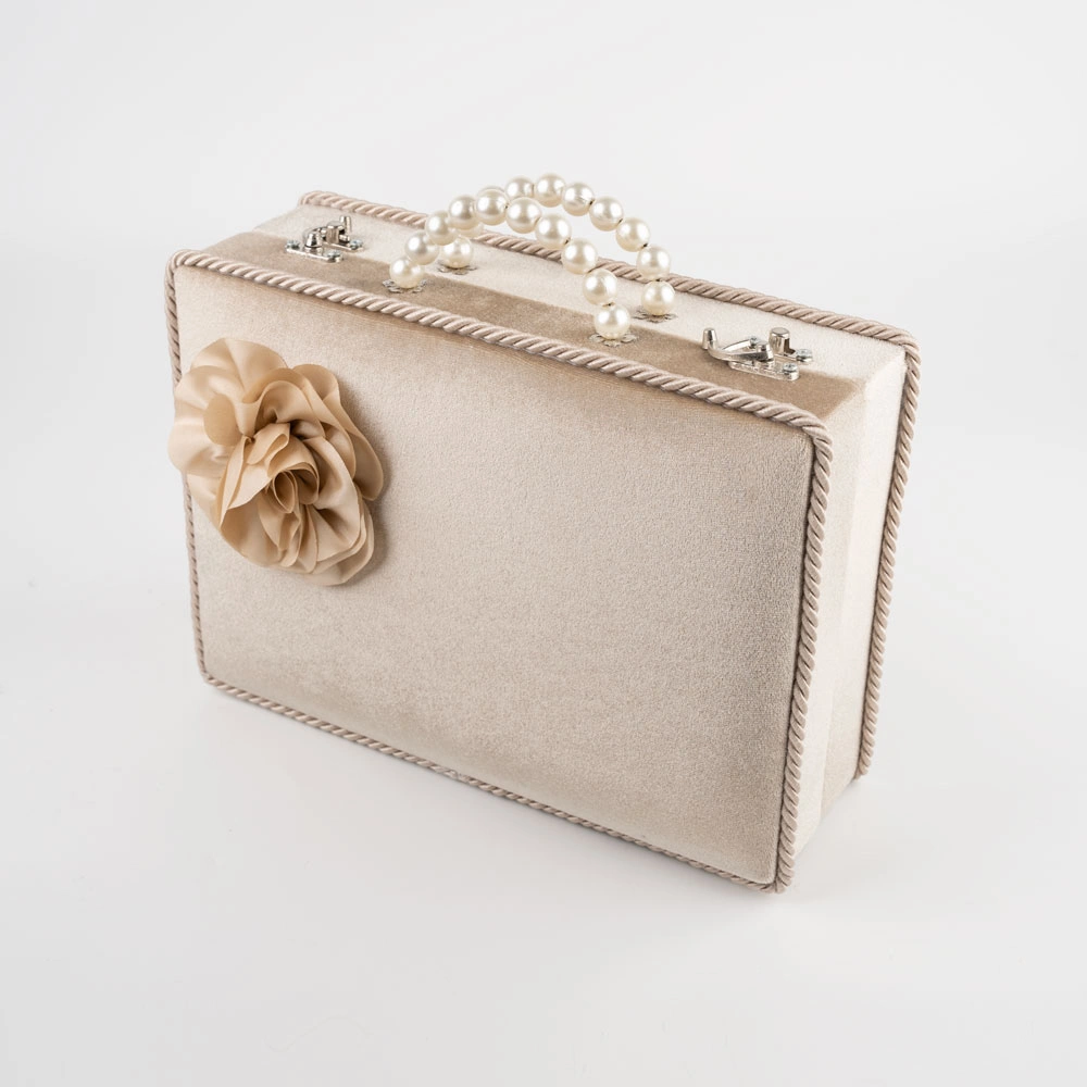 HAYRAT NEŞRİYAT - Kadife Sandık Çeyizlik Kuran Kutusu (Vizon, İçi Boş Kutu)