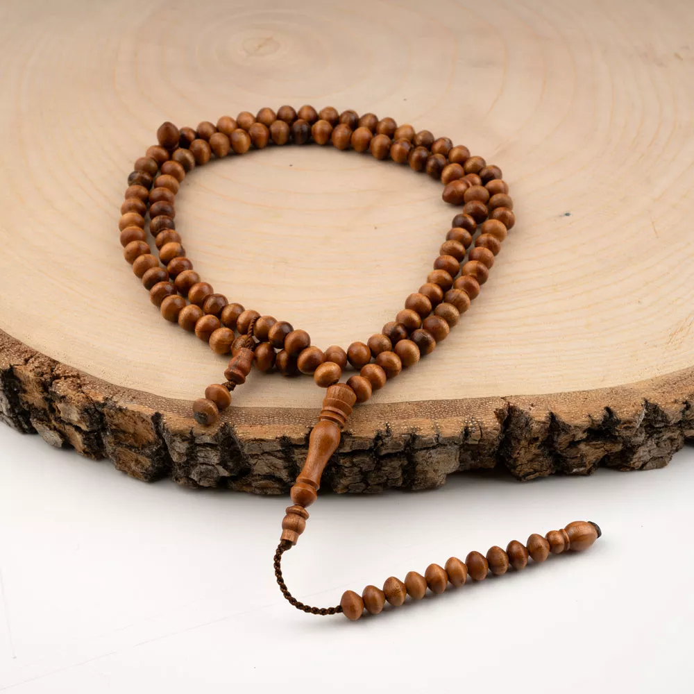 DİĞER - Kayısı Ağacı Özel Uçlu Tesbih (99lu, 8 mm.)