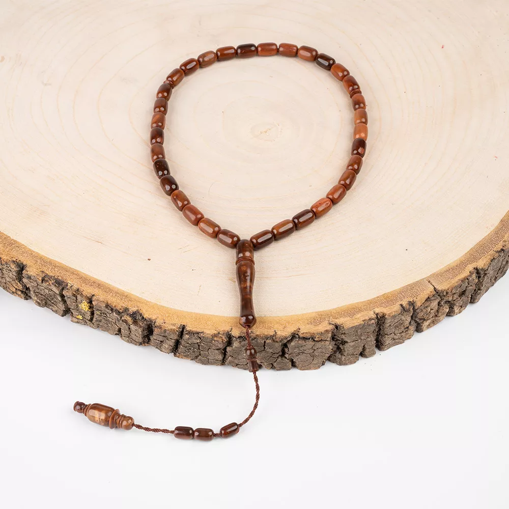 Kuka Kapsül Kesim Tesbih (33lü, 8x11 mm.) 