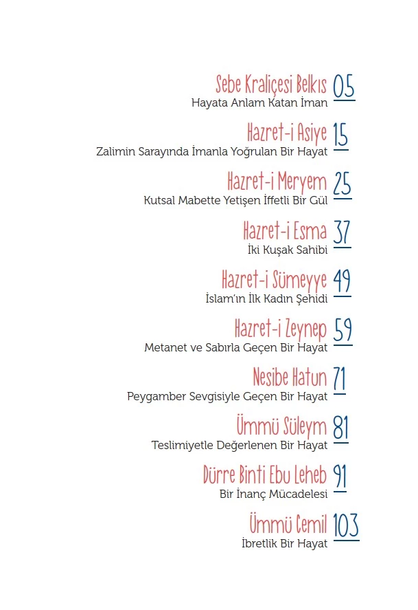 Kuran-ı Kerim'de Adı Geçen Hanımlar - Thumbnail