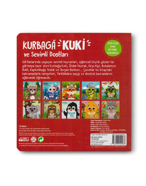 Kurbağa Kuki ve Sevimli Dostları - Bu Kocaman Gözler Kimin 5
