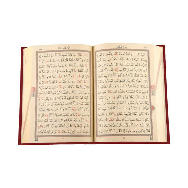 Medium Size Quran al-Kareem New Binding (Lilac, Stamped) 