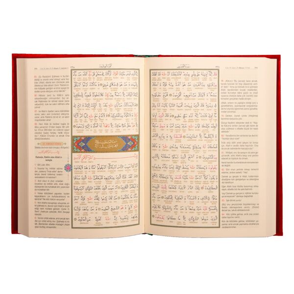 Medium Size Qur'an with Concise Word-for-Word Turkish Translation (Stamped)