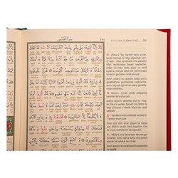 Medium Size Qur'an with Concise Word-for-Word Turkish Translation (Stamped) - Thumbnail